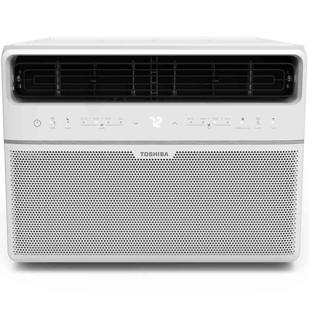 Toshiba 10000 BTU 115-Volt Smart Wi-Fi Touch Control Window Air Conditioner with Remote and ENERGY STAR in White RAC-WK1012ESCWR