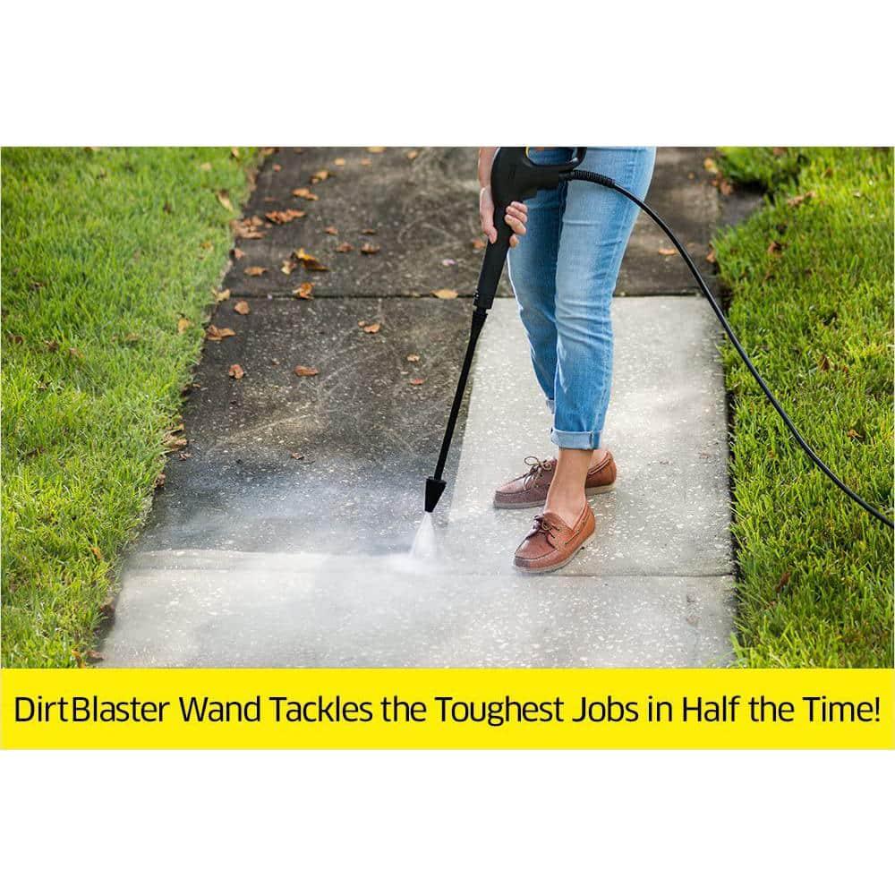 Karcher 1800 PSI 130 GPM K 3 Follow Me Portable Electric Power Pressure Washer on Wheels with Vario and Dirtblaster Spray Wands