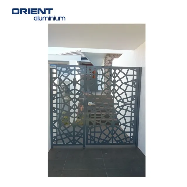 Factory direct supply indoor room divider outdoor weathering steel decorative laser cutting metal screen Weathering Steel Screen