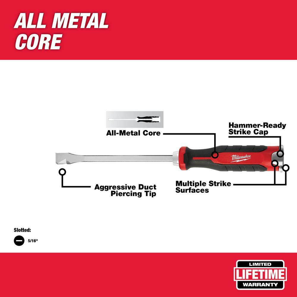 MW 516 in. Slotted 6 in. Demolition Screwdriver 48-22-2860