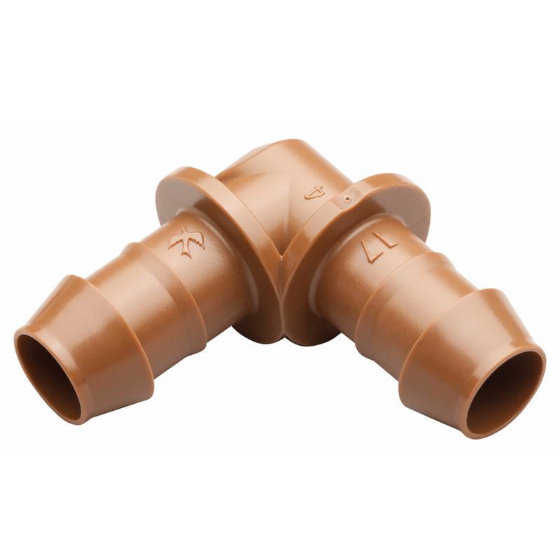 Rain Bird  Barbed  1/2 in. Drip Irrigation Elbow  4 pk