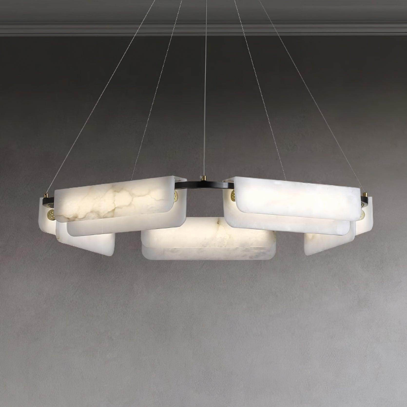 Delia Alabaster Chandelier