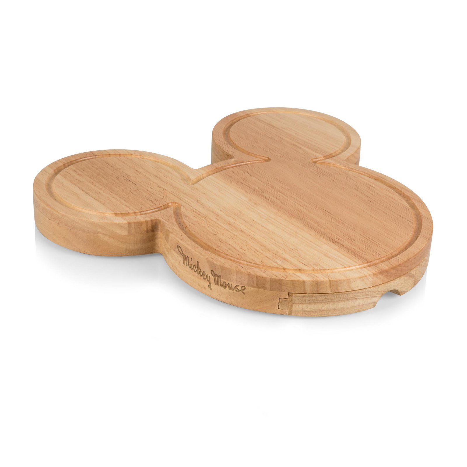 Picnic Time Mickey Head Shaped Cheese Board