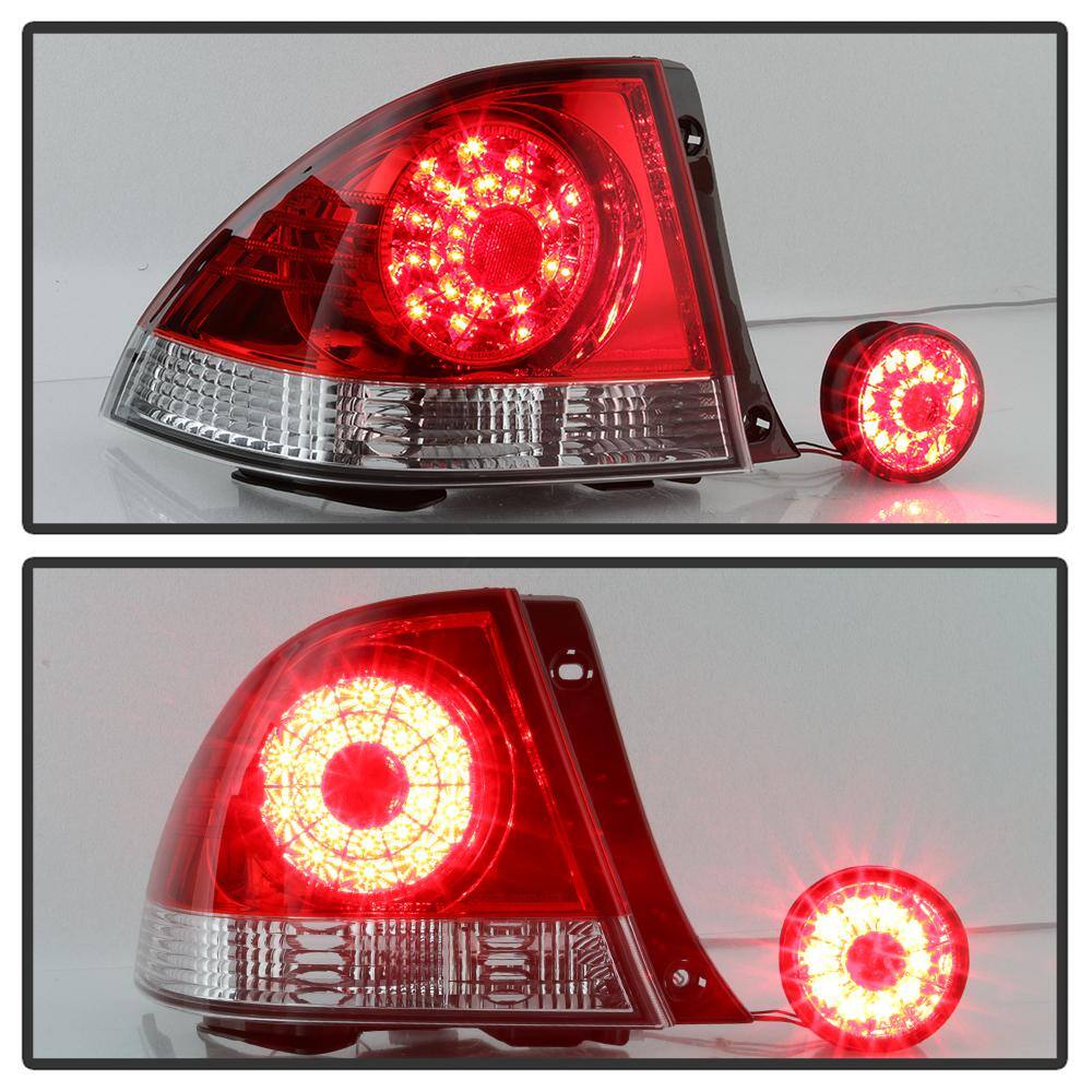 Spyder Auto Lexus IS 300 01-03 ( With Inner Trunk Lights ) LED Tail Lights - Red Clear 5085061