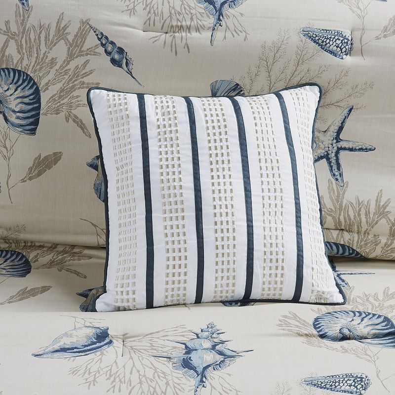 Madison Park Nantucket 7-pc. Coastal Comforter Set with Throw Pillows