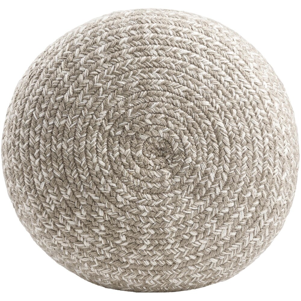 Artistic Weavers Entwined Modern   Contemporary Solid Color Pouf