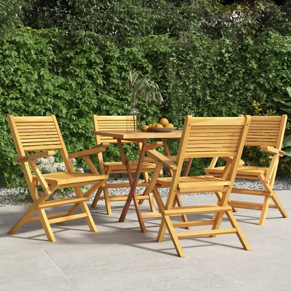 vidaXL Folding Patio Chairs 2/4/6/8 pcs 18.5