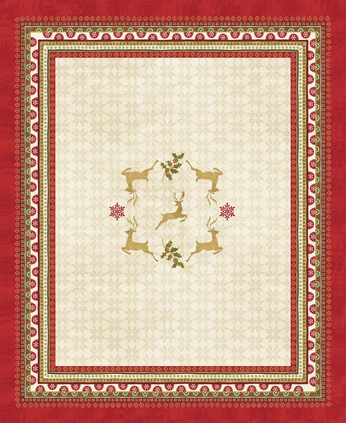 Laural Home Simply Christmas Tablecloth 70 x 84