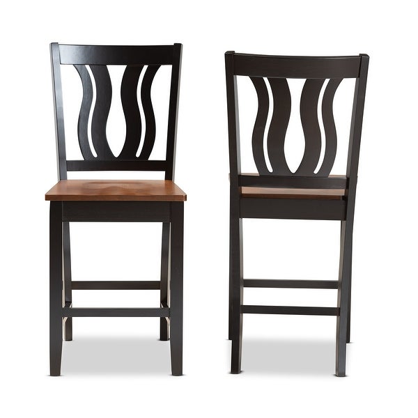 Fenton Modern and Contemporary Transitional 2-PC Counter Stool Set