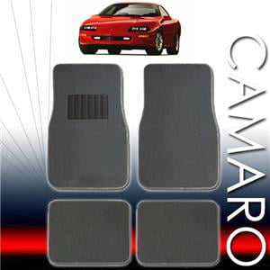 Yupbizauto Set of 4 Carpet Floor Mats for Chevy Camaro Universal Size