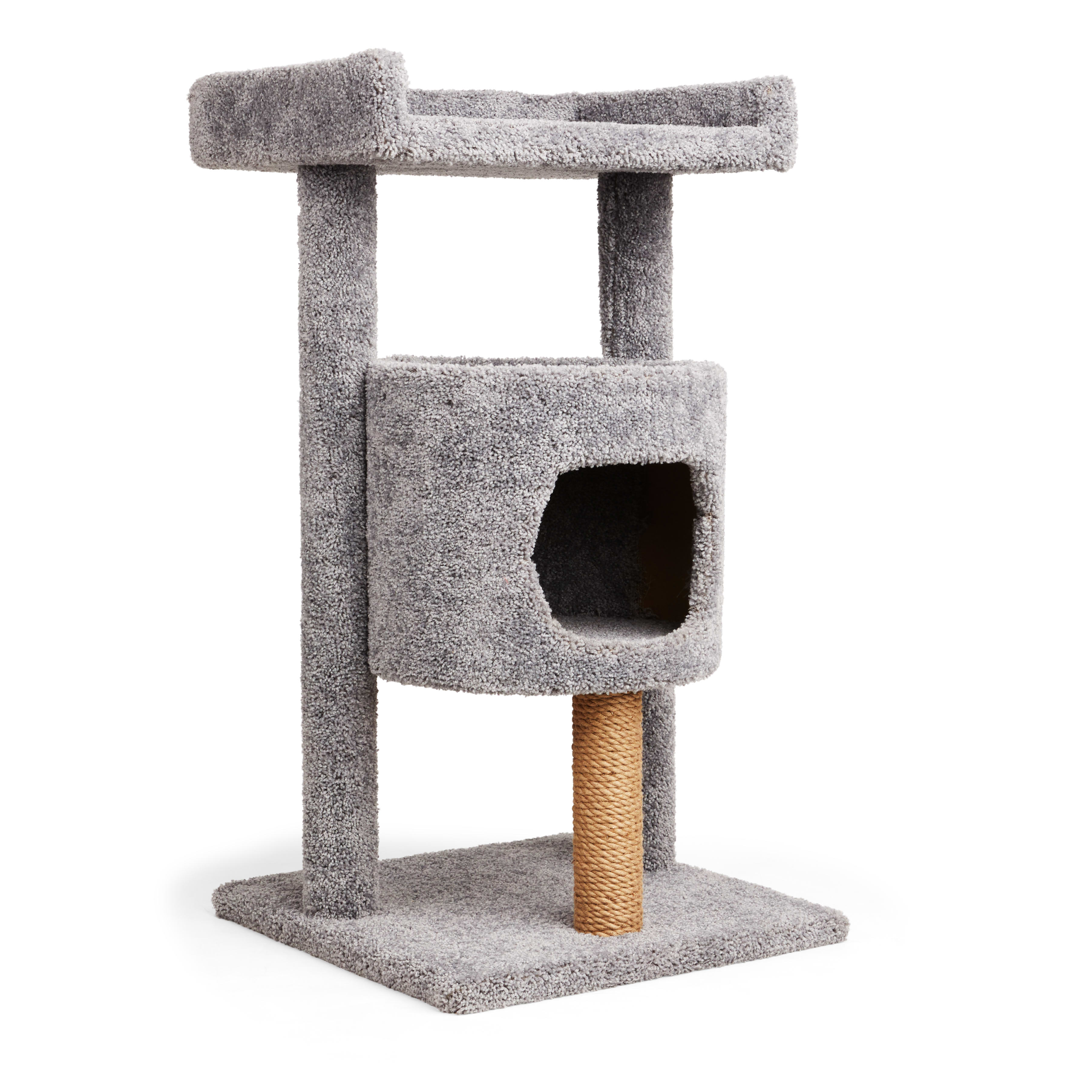 EveryYay Lookout Loft Cat Tree with Carpet Diner and Condo， 20