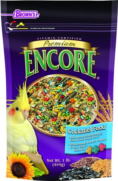 Brown's Encore Premium Cockatiel Food