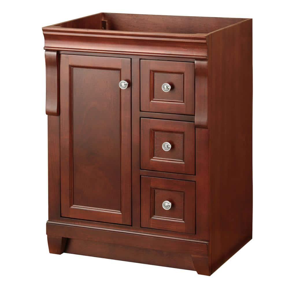 Home Decorators Collection Naples 24 in W x 2175 in D Bath Vanity Cabinet in Tobacco