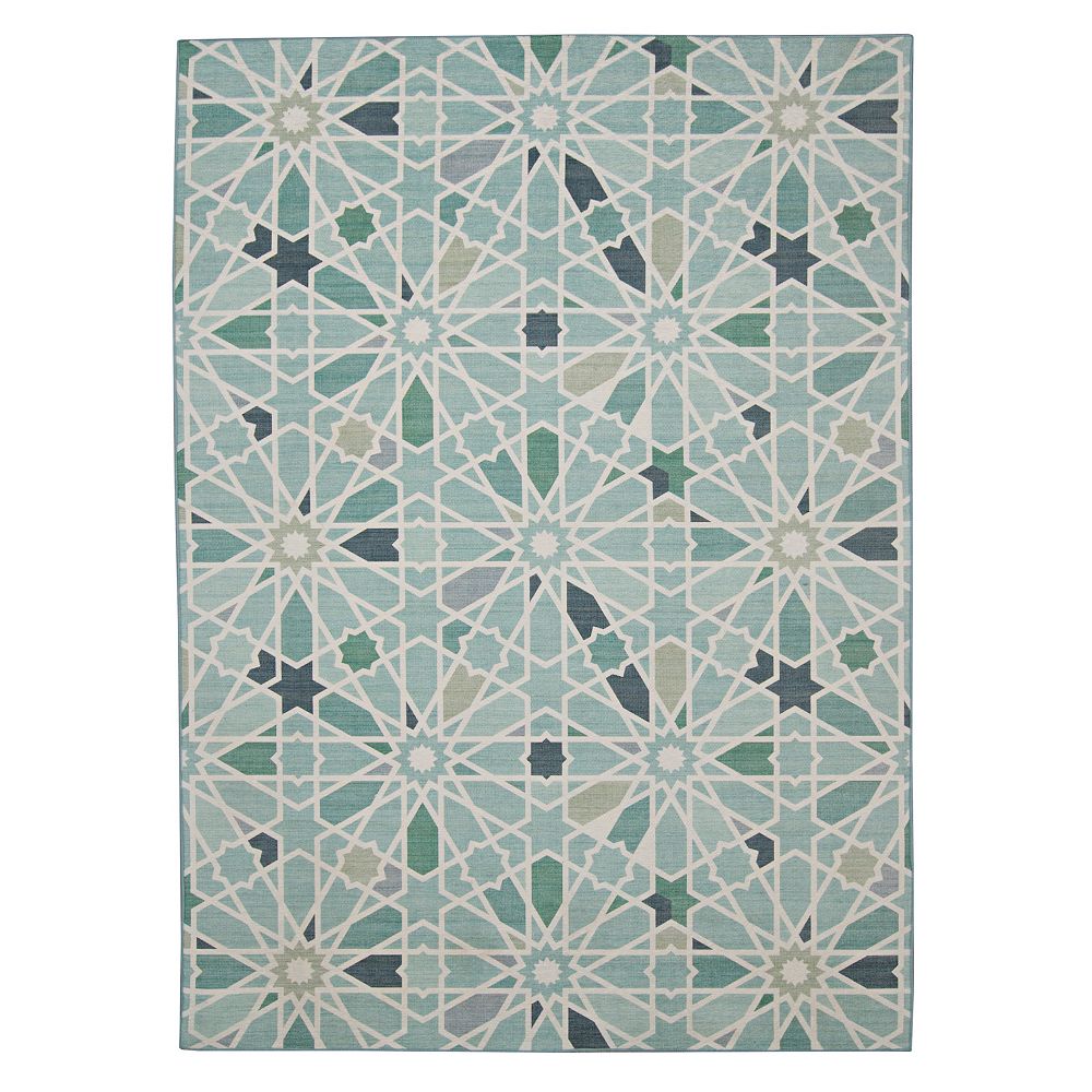 Linon Deltona Outdoor Washable Rug