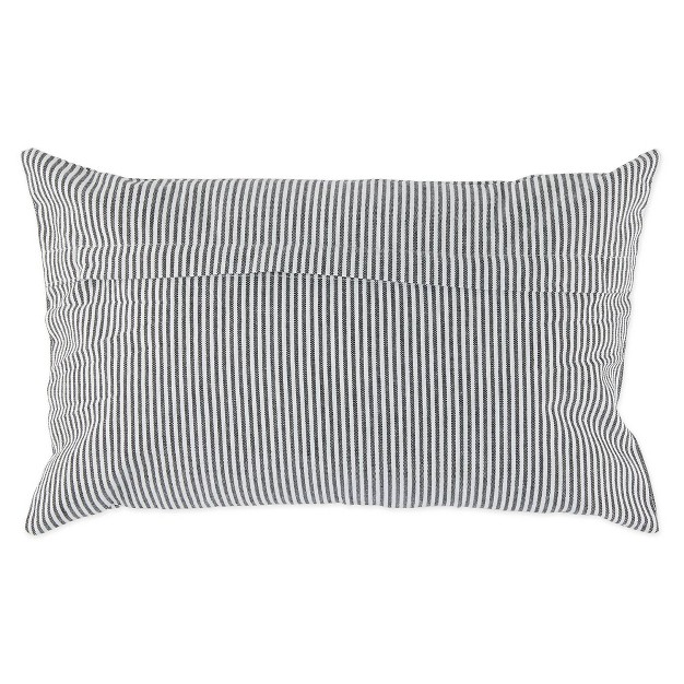 4pk Assorted Throw Pillow Covers Black white Design Imports