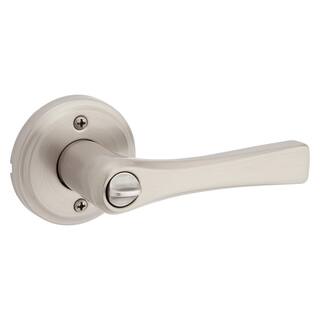 Kwikset Katella Satin Nickel Keyed Entry Door Lever Featuring SmartKey Technology with Microban 740KAL15SMT6RK3