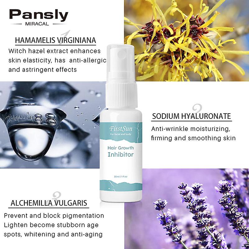 Born Pretty Pansly Repair Smooth Shrinking Pores Stop Hair Spray Effective Growth Inhibitor Cream Painless Removal Sprayer