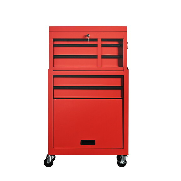 Detachable Large Tool Cabinet with Wheels  5 Drawe...