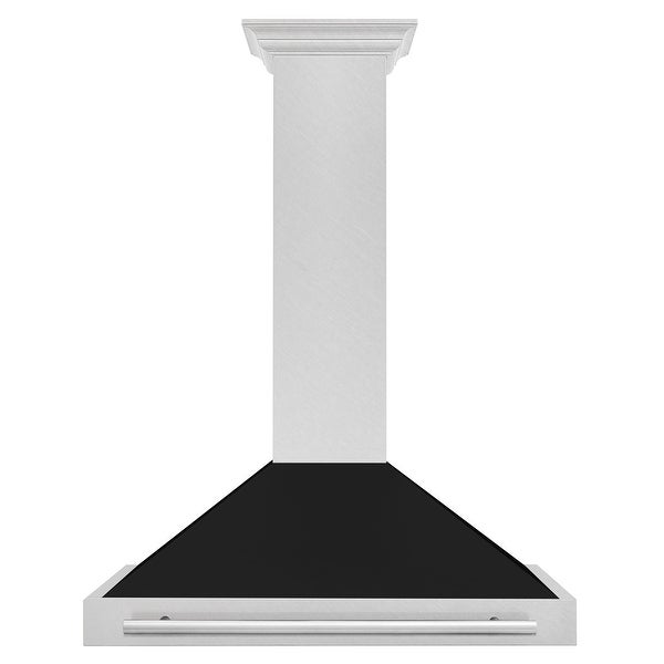 ZLINE DuraSnow Stainless Steel Range Hood with Stainless Steel Handle