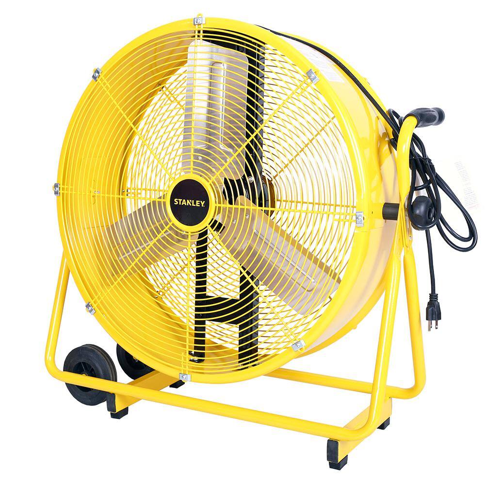 Stanley 24 in. 2-Speed Direct Drive Cradle Drum Fan with Adjustable Tilt ST-24DCT