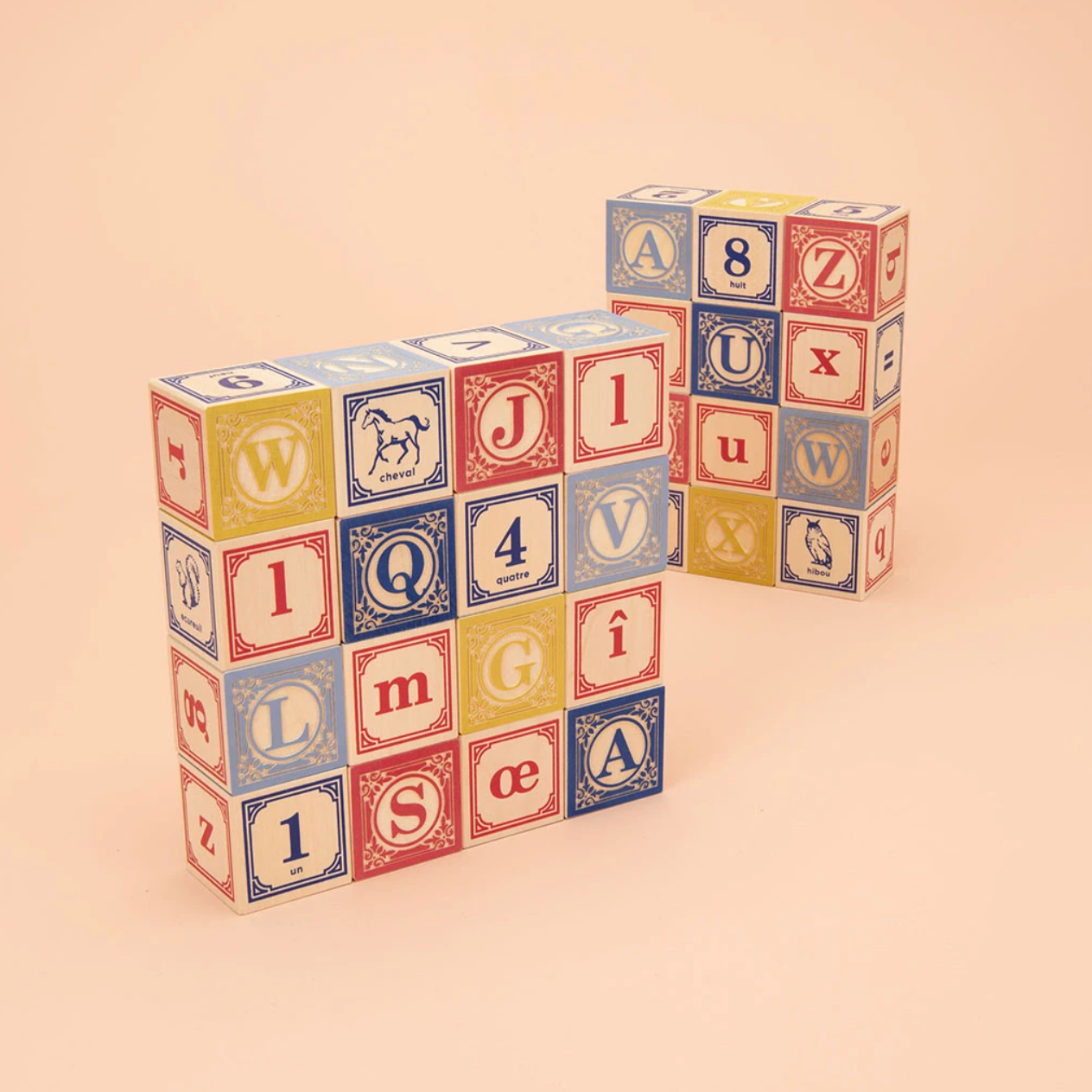 French Wooden ABC Blocks by Uncle Goose