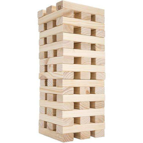 Nontraditional Giant Wooden Blocks Tower Stacking Game， Outdoor Yard Game， for Adults， Kids， Boys and Girls by Hey! Play!