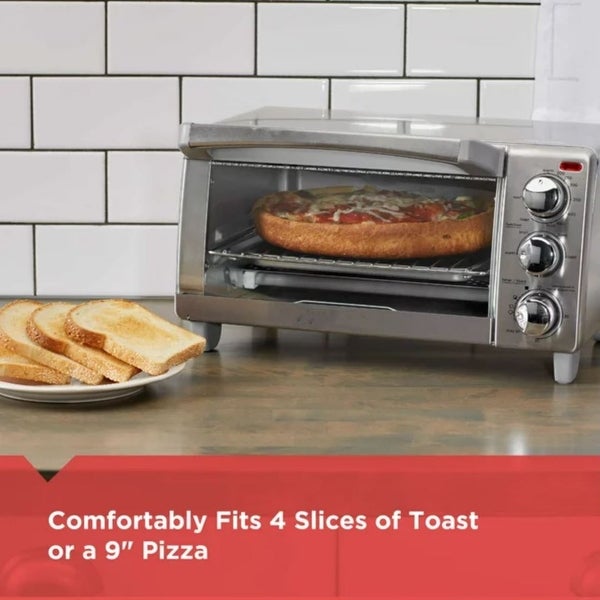 4-Slice Toaster Oven， Easy Controls