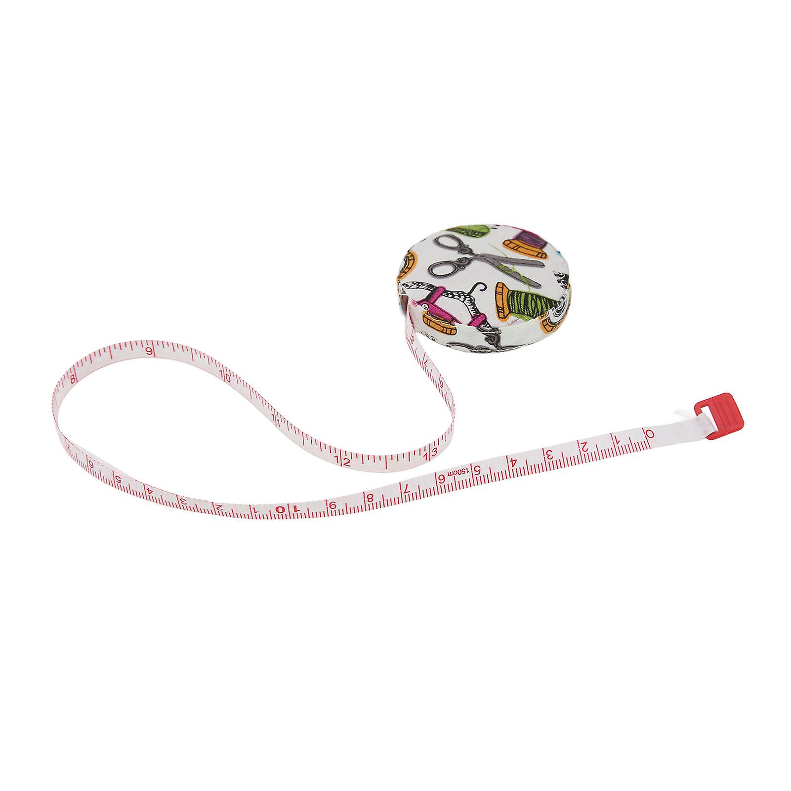 Sewing Ruler 1.5m Mini Multipurpose Portable Precise Plastic Sewing Leather Tape Measure