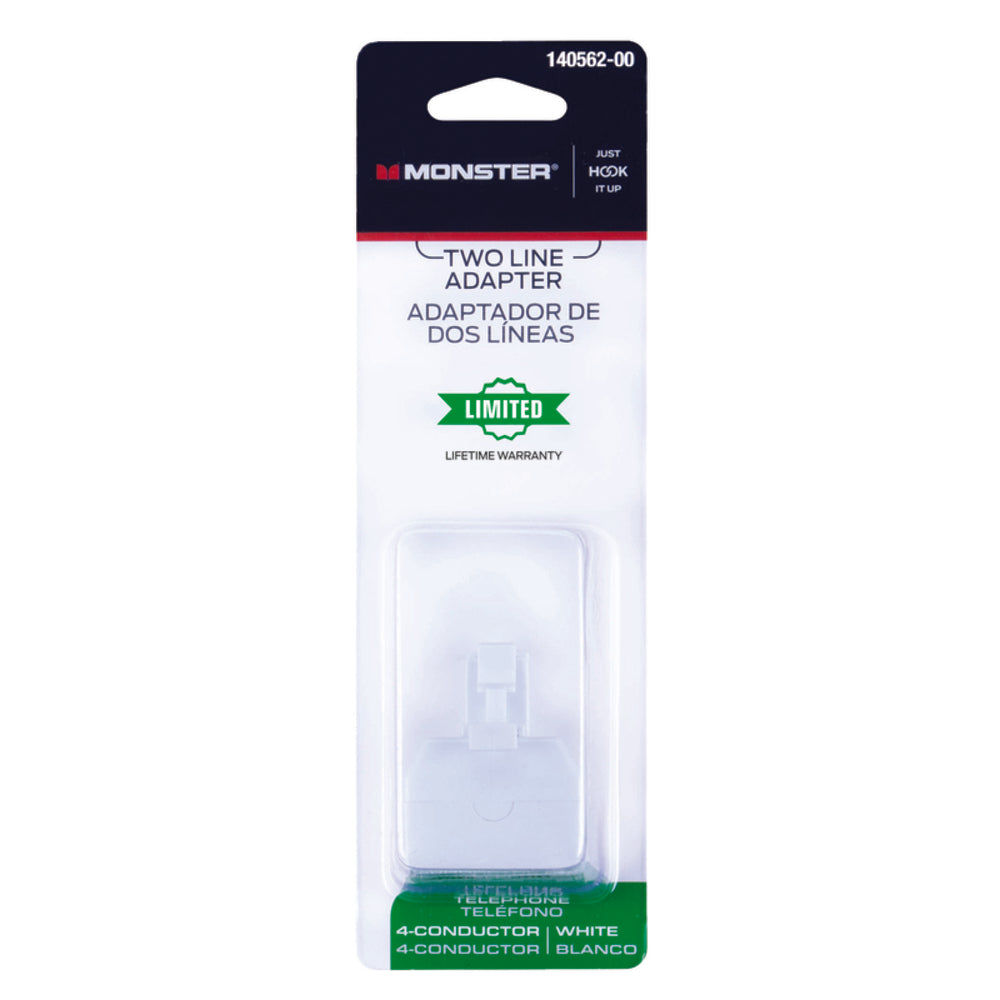 ADAPTER TWO-LINE WHITE