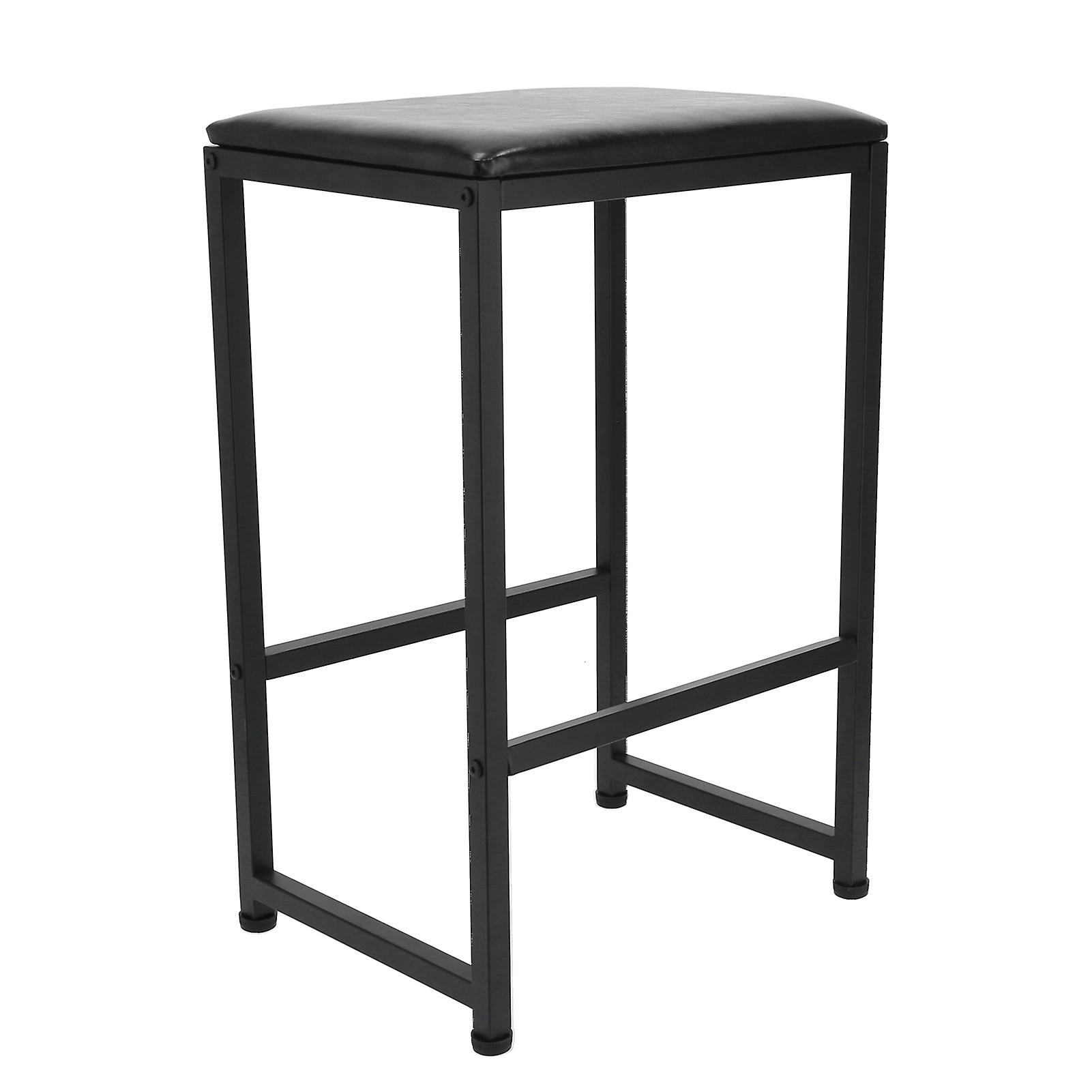 Kitchen Counter Stool With Cushion Metal Base Dining Chair Bar Stool For Kitchen Home