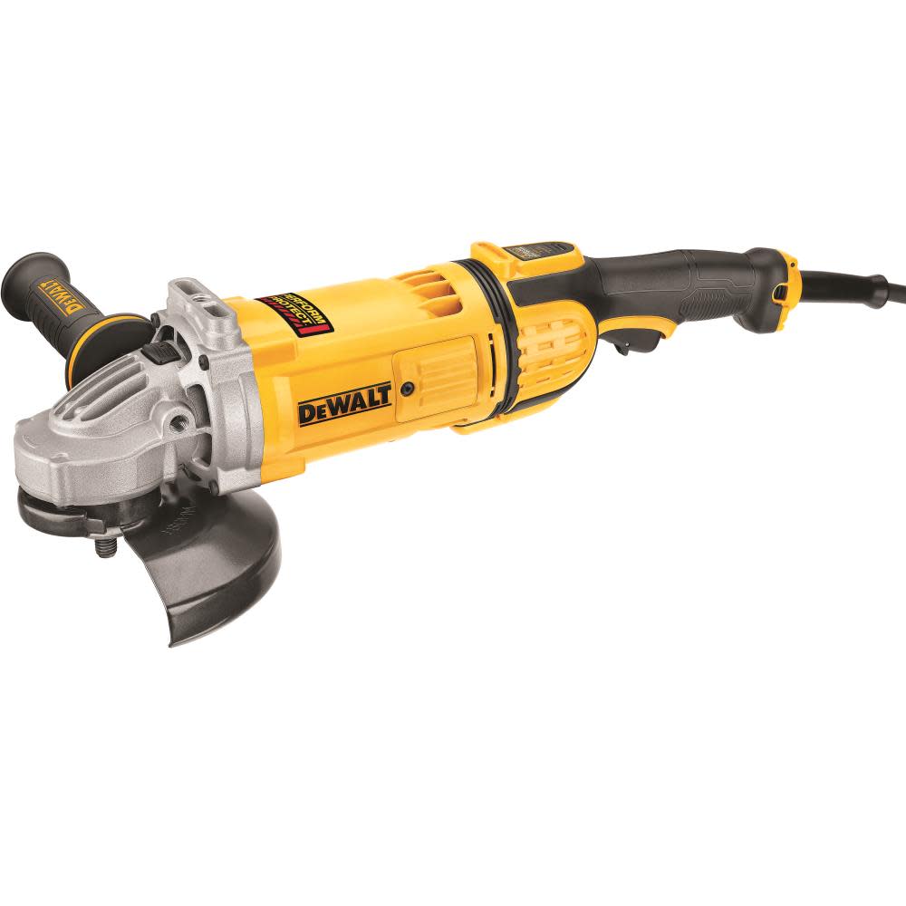 7 In. 8，500 rpm 4.9 HP Angle Grinder， No Lock ;