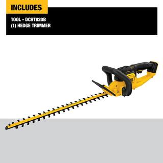 DW 20V MAX Cordless Battery Powered Hedge Trimmer (Tool Only) DCHT820B