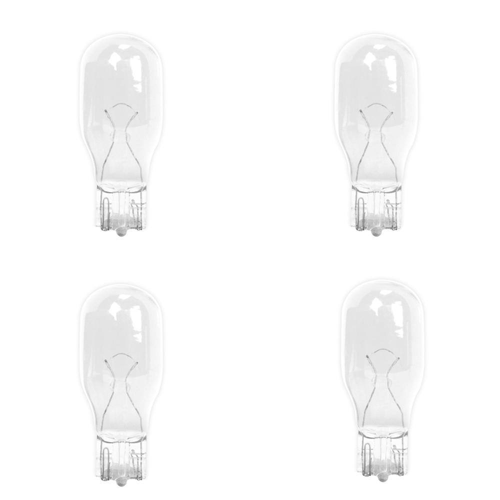 Feit Electric 18-Watt Bright White (3000K) T5 Wedge Base Dimmable 12-Volt Landscape Garden Incandescent Light Bulb (4-Pack) BPLV5184HDRP