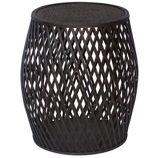 Bora Bora Contemporary Criss-Cross Side Table