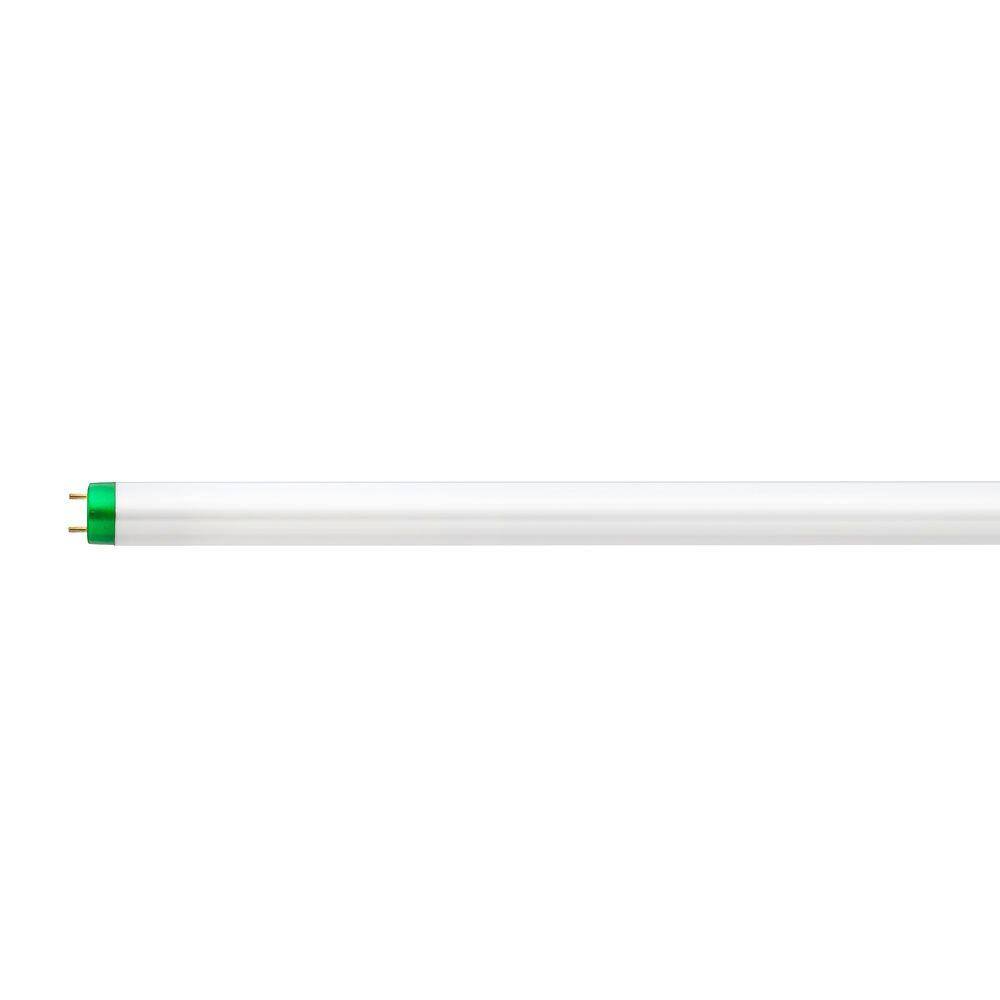 Philips 32-Watt 4 ft. Linear T8 Fluorescent Light Bulb Soft White (2-Pack) 543280