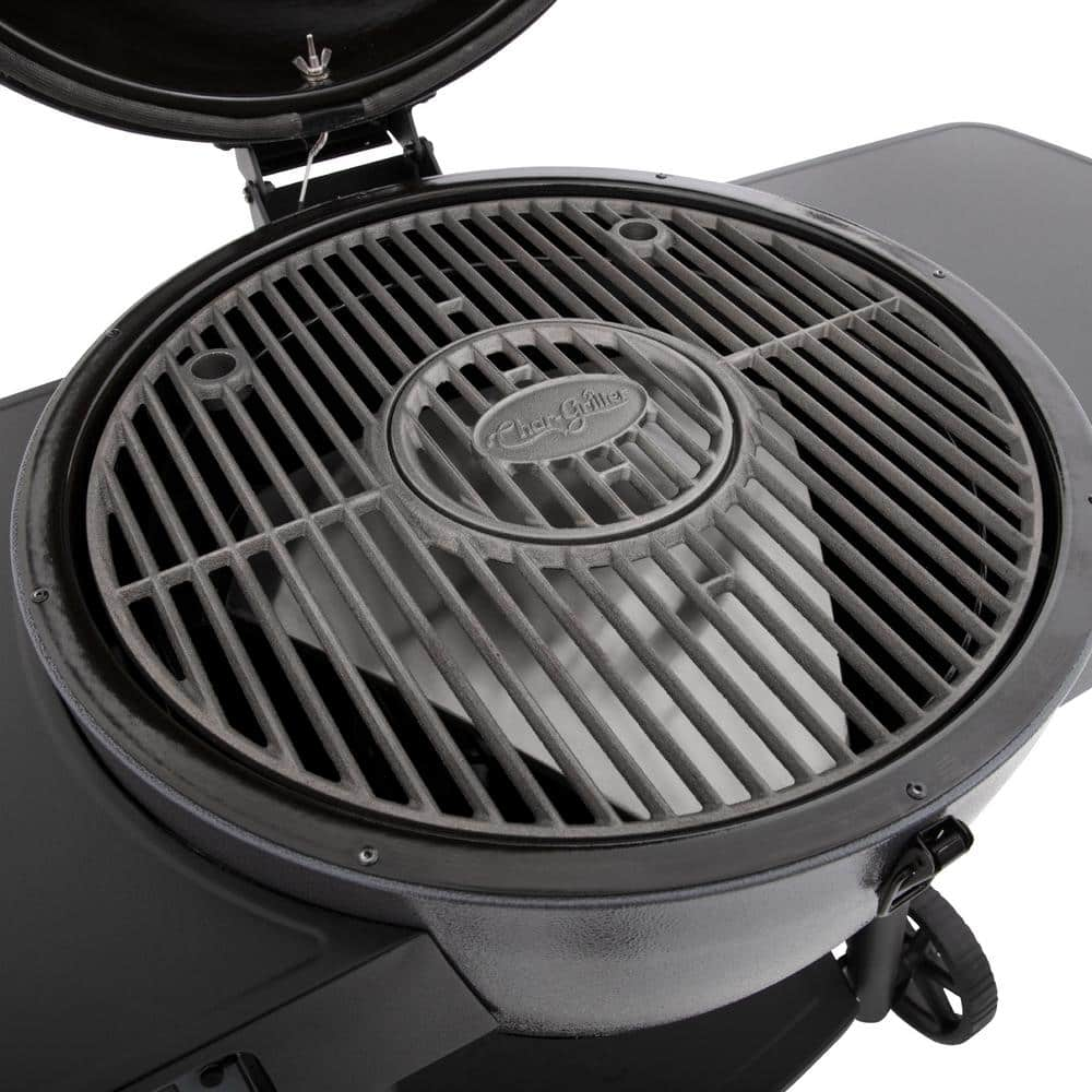 Char-Griller Akorn Auto-Kamado 20-inch Digital WiFi Charcoal Grill in Gray 6480