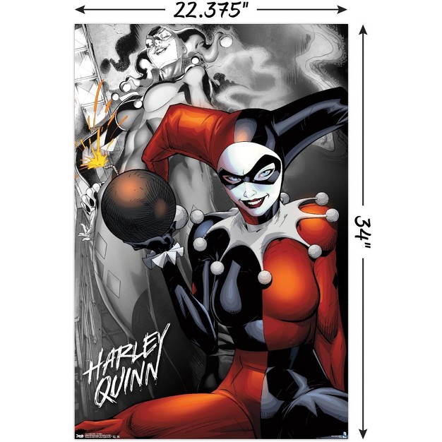 Trends International Dc Comics Harley Quinn The Bomb Unframed Wall Poster Prints