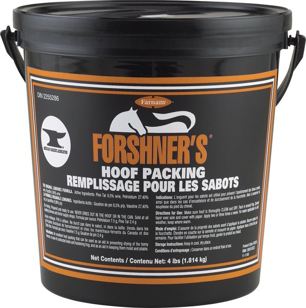 Farnam Forshner's Hoof Packing Horse Paste， 4-lb tub