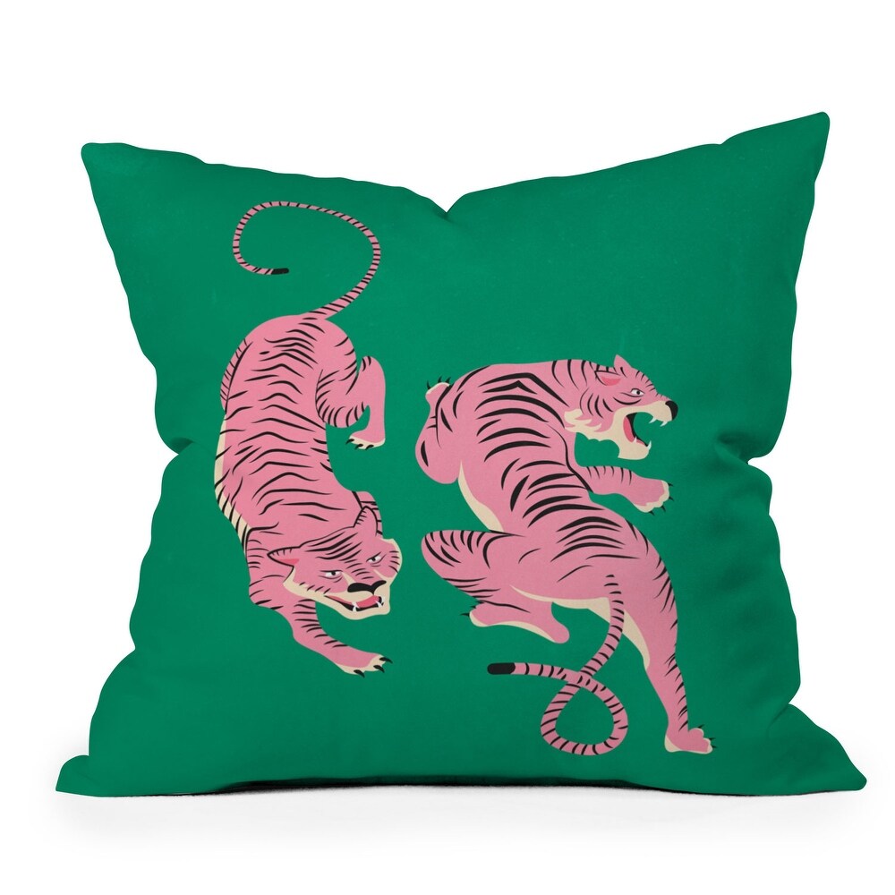 Ayeyokp The Chase Pink Tiger Edition Made To Order Outdoor Throw Pillow 20\