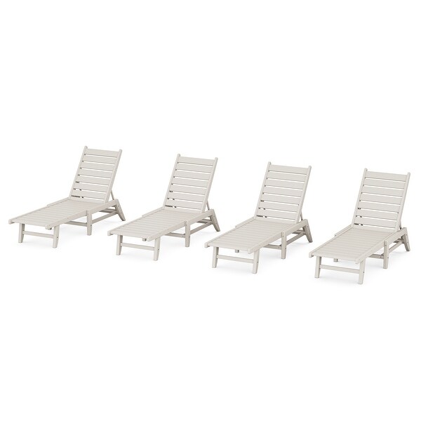 POLYWOOD Canyon 4 Pack Chaise Set