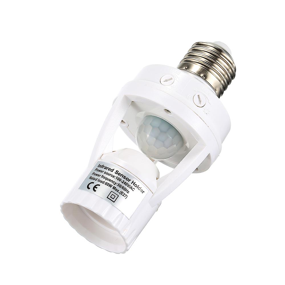 Infrared Motion Sensor Holder，note: When Testing In Daylight， Please Turn Lux Knob To Sun Position， Otherwise The Sensor Lamp Would Not Work.