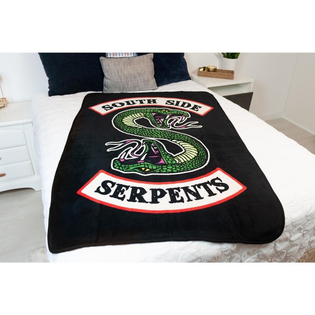 Just Funky Riverdale Southside Serpents 45x60 Inch Fleece Throw Blanket