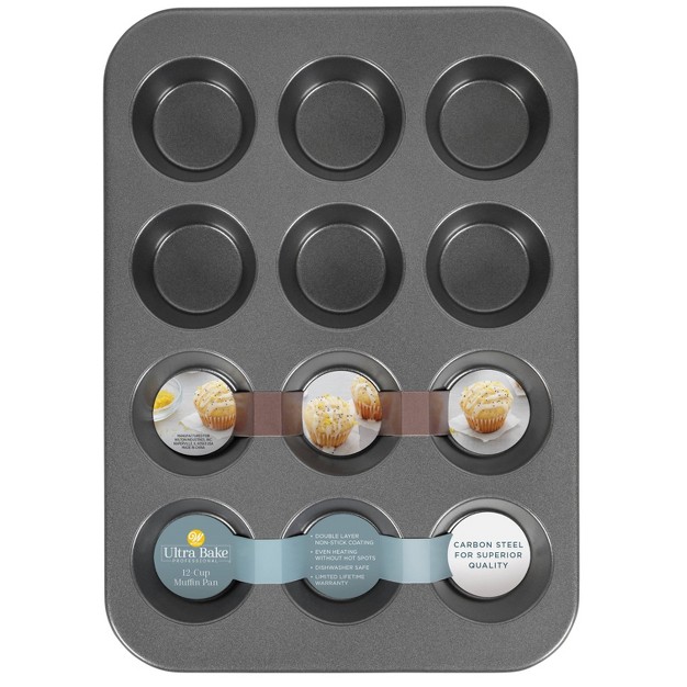 Wilton Ultra Bake Professional 12 Cup Nonstick Muffin Pan