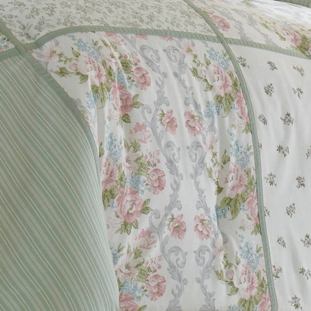 Green Harper Comforter Set Laura Ashley