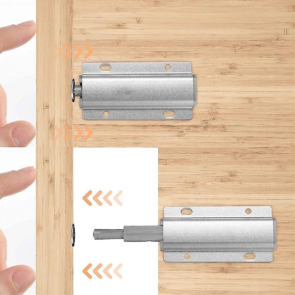 Door Opener 4 Pack Push To Open Magnet Push Catch Drawer Push Opener Cupboard Door Push Opener Magnetic Catch Furniture Push Catch Furniture Door Lock