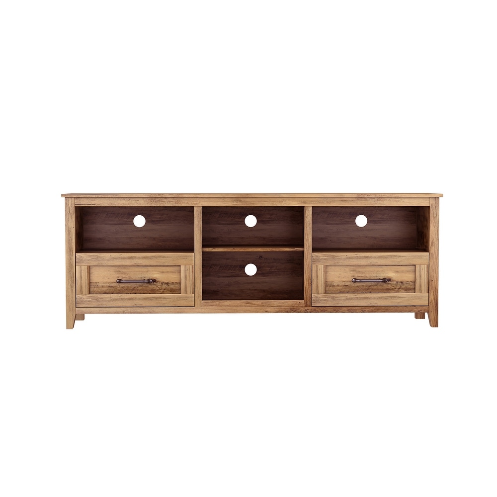 TV Stand with Ample Storage Space and 2 Drawers