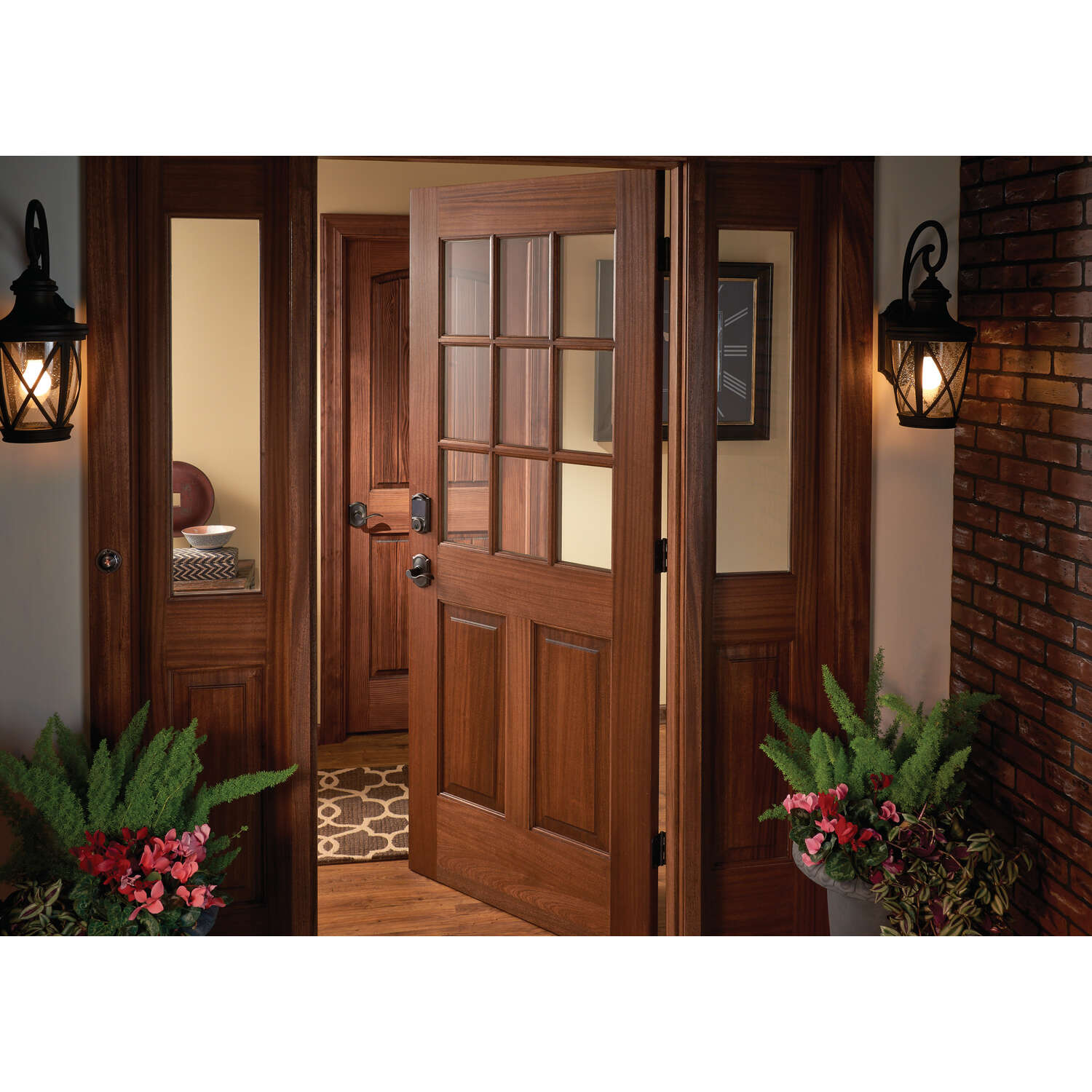 Schlage Aged Bronze Zinc Deadbolt w/Alarm