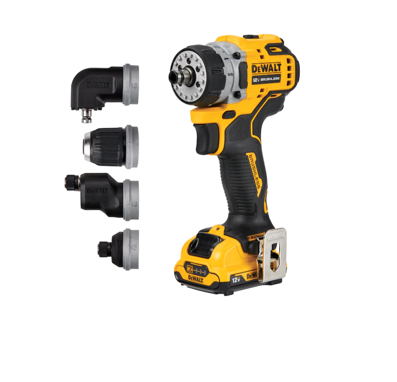 DEWALT DCD703F1 Xtreme 5-In-1 12-volt Max 3/8-in Brushless Cordless Drill (1-Battery Included and Charger Included)