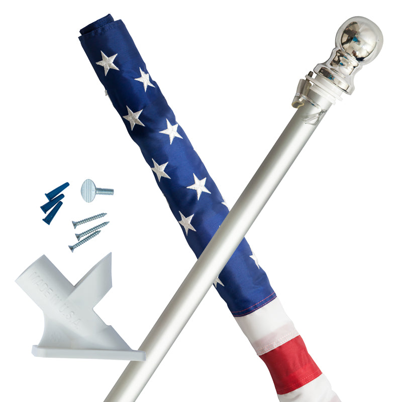 US FLAG KIT W/SPIN POLE