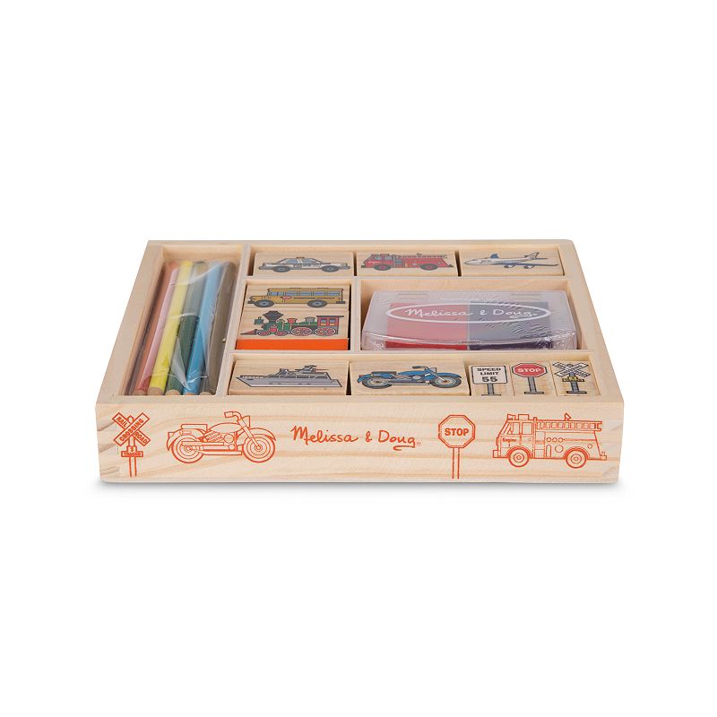 Melissa and Doug Vehicles Stamp Set